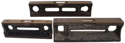 Assorted Makers: Three Cast Iron Machinist's Levels