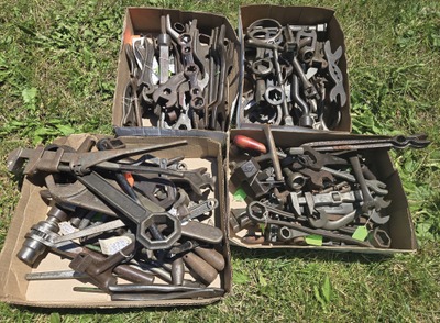 Assorted Makers: Lot Of Asst. Farm & Automotive Wrenche