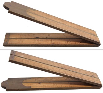 Stanley Rule & Level, No. 76 (ME): Two Foot, Four Fold Folding Rule