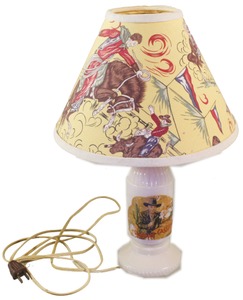 Mantle Lamp Company, Chicago, Illinois: Hopalong Cassidy Table Lamp