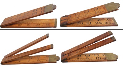 Stanley Rule & Level, No. 7/70 E: Two "Blind Man's" Folding Rules