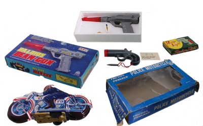 Assorted Makers: Three Ca. 1960's Orig. Box Toys