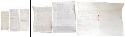 Assorted Makers: 3 British Ironmonger Indentures