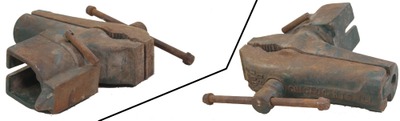 Cole Manufacturing Company, Chicago Heights, Illinois: Heavy Bench Mount Cast Iron Vise