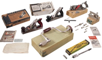 Assorted Makers: Lot Of Original Box Woodworking Tools