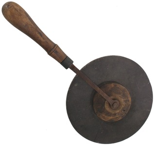 Unmarked: Unusual Slate Wheel Traveler