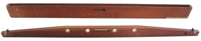 Peerless Level & Tool Company, Sterling, Illinois, No. 900: Unused "Peerless" 6' Mahogany Level