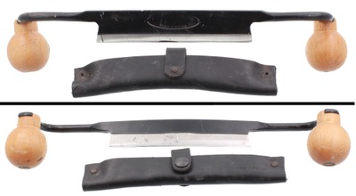 Arno Sas/Thiers, France: Unused "Egg Hdl." Draw Knife