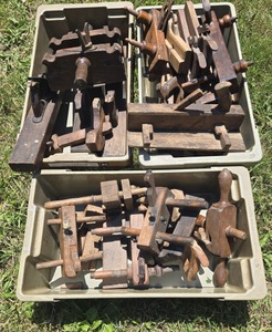 Assorted Makers: Lot Of Incomplete & Damaged Woodworking Planes
