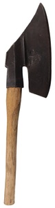 Unmarked: Early 14 1/2" H.F. Goosewing Axe