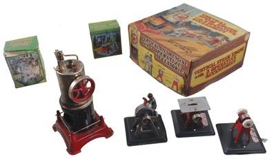 Louis Marx & Company, New York, New York: Vertical Steam Engine Toy