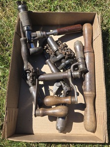 Assorted Makers: Five Spec. Purp. Drills & Brace