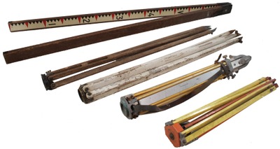 Assorted Makers: Lot Of Four Clean Surveying Items