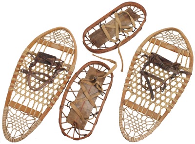 Assorted Makers: Two Prs. Of Extra Clean Snowshoes