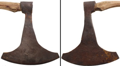 Unmarked: Early French Pattern Hewing Axe