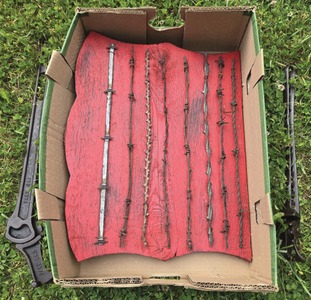Assorted Makers: Three Barbed Wire Related Items