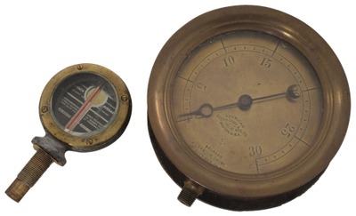 American Steam Gauge & Valve Company: Early Iron & Brass Vacuum Gauge