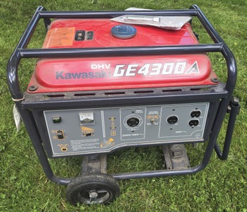 Kawasaki, Tokyo, Japan, No. GE4300: 115/230 Volt Electric Generator