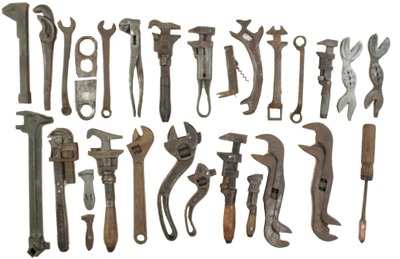 Assorted Makers: Coll. Of Early Type Wrenches