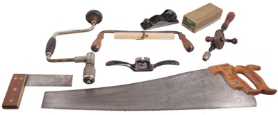 Assorted Makers: Lot Of Clean & Usabl Woodworking Tools