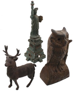 Assorted Makers: Lot Of Three Asst. Still Banks