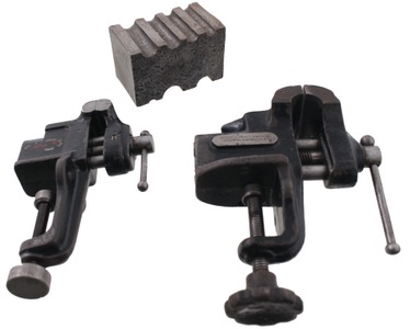 Goodell Pratt Company, Greenfield, Massachusetts: Two Clean & Usable Bench Vises