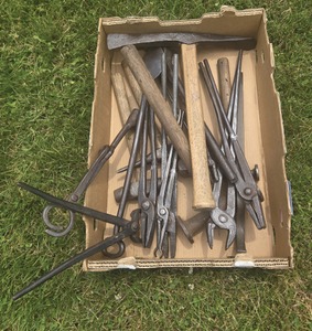 Assorted Makers: Lot Of Clean & Usabl Blacksmith's Tools