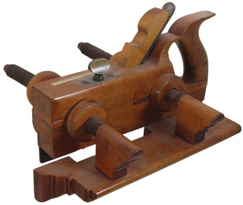 G.W. Denison & Company, Winthrop, Connecticut: Handled Boxwood Plow Plane