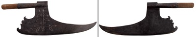 Unmarked: Graphic European Form "Goosewing" Axe