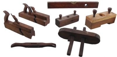 Assorted Makers: Lot Of Asst. Early Woodworking Tools