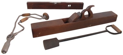 Assorted Makers: Lot Of Early Type Woodworking Tools