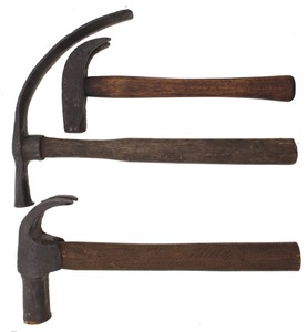 Assorted Makers: Three Hand Forged Spec. Purp. Hammers
