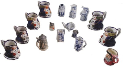 Assorted Makers: Coll. Of German Figural Ceramic Mugs