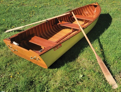Old Town Canoe Company, Old Town, Maine: Magnificent "Old Tow N" Dory Boat