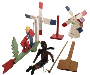 Unmarked: Two Extra Clean Whirligigs