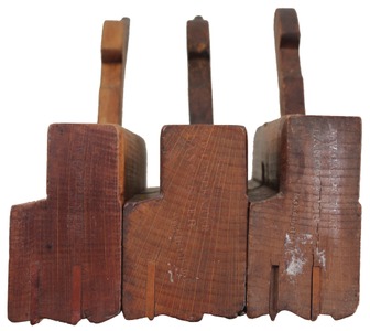 E.W. Carpenter, Lancaster, Pennsylvania: Three Clean Complex Molding Planes