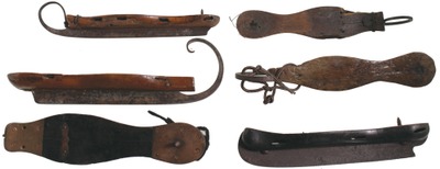 Assorted Makers: Three Pairs Of 19th C. Ice Skates