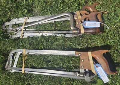 Assorted Makers: Coll. Of Eight Early Butcher's Saws