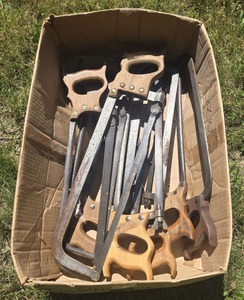 Assorted Makers: Lot Of Assorted Butchers' Saws