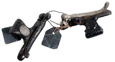 Edward E. Brewster, Holly, Michigan: Two Brewster's Paten Rein Holders