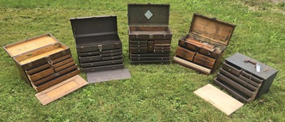 Assorted Makers: Lot Of Restoration Grade Tool Chests