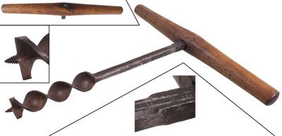 Clark H. Wooster, Humphreysville, Connecticut, No. 6: Early 1 1/2" "T" For Auger Handle