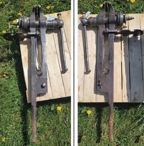 Unmarked: 18th C. Form Euro. Blackmsith's Vise