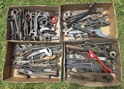 Assorted Makers: Lot Of Asst. Farm & Automotive Wrenche