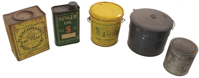 Assorted Makers: Early Tin Items Opportunity Lot