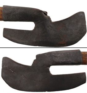 Unmarked: Early Hand Forged Hewing Ax