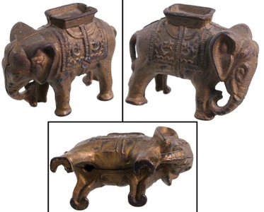 A.C. Williams Company, Chagrin Falls, Ohio: "Elephant With Howdah" Still Bank