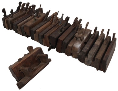 Assorted Makers: Lot Of Incomplete & Damaged Molding Planes