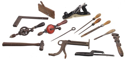 Assorted Makers: Lot Of Clean & Usabl Woodworking Tools