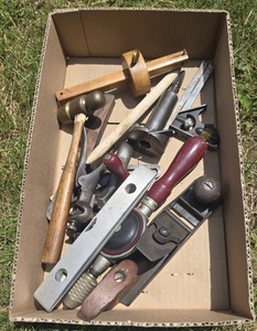 Assorted Makers: Lot Of Clean & Usabl Woodworking Tools